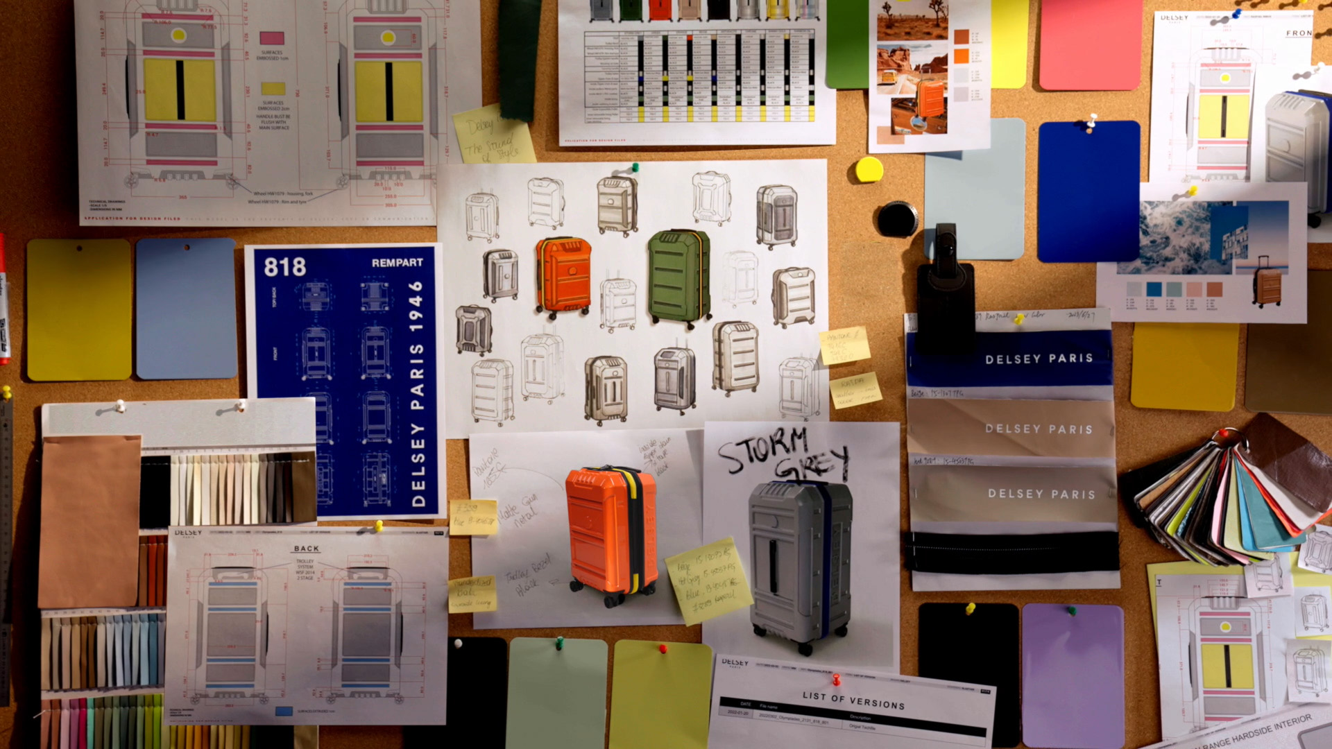 Image Brand Content réalisée pour Delsey Paris, direction artistique par Irène Saint-Louis