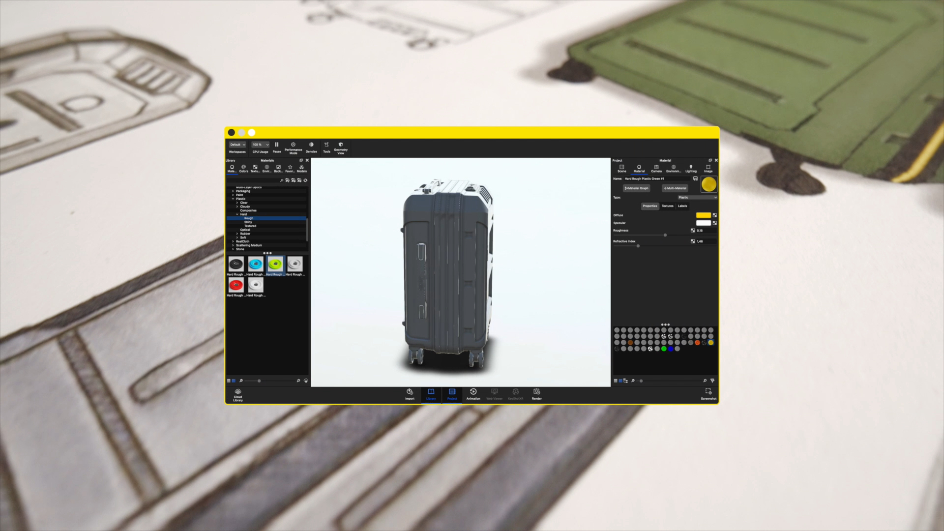 Image Brand Content réalisée pour Delsey Paris, direction artistique par Irène Saint-Louis