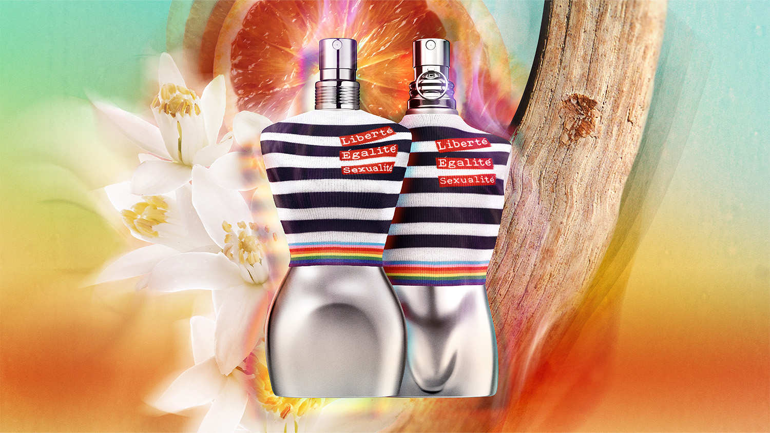 Visuels olfactifs pour Jean Paul Gaultier Parfums, projet de direction artistique par Irène Saint-Louis