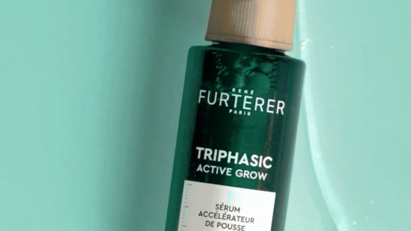 Campagne social media René Furterer Active Grow, direction artistique beauté par Irène Saint-Louis